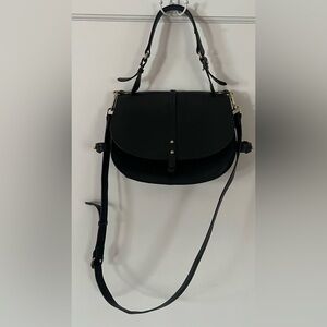 Zara Vintage Black Crossbody Bag